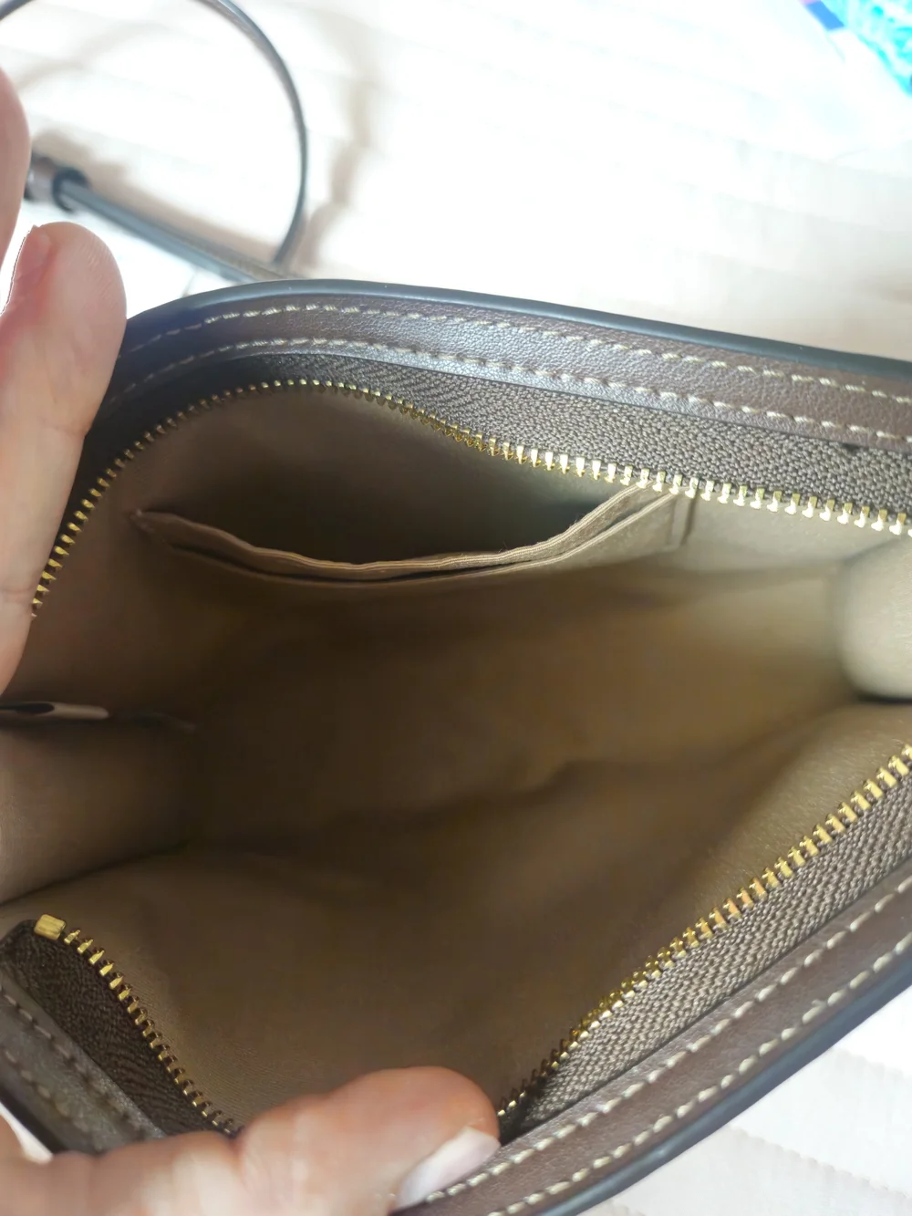 COACH  Sea Shell Print Slim Crossbody Bag
